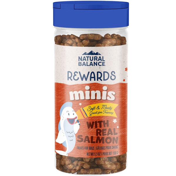 Natural Balance Rewards Minis with Real Salmon Dog Treats, 5.3-oz