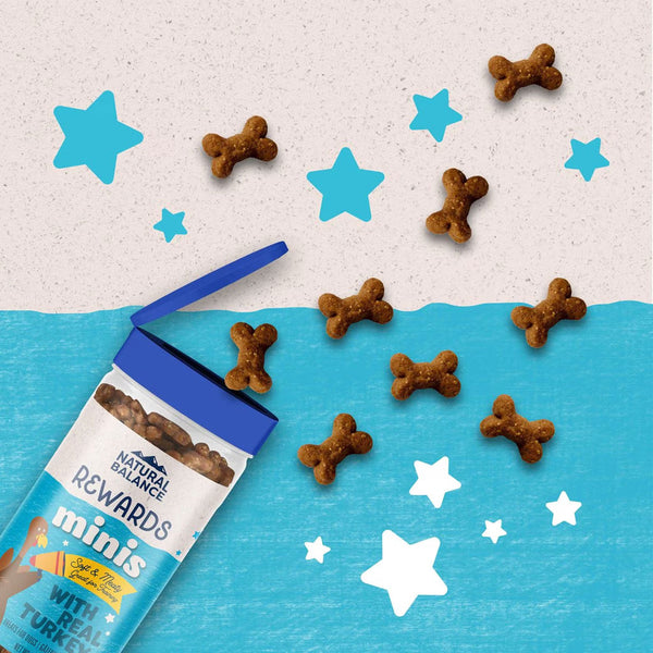 Natural Balance Rewards Minis with Real Turkey Dog Treats