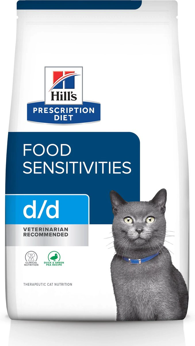 Hill's Prescription Diet d/d Food Sensitivities Duck & Green Pea Formula Dry Cat Food