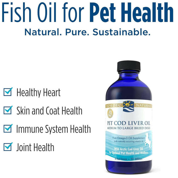 Nordic Naturals Pet Cod Liver Oil benefits