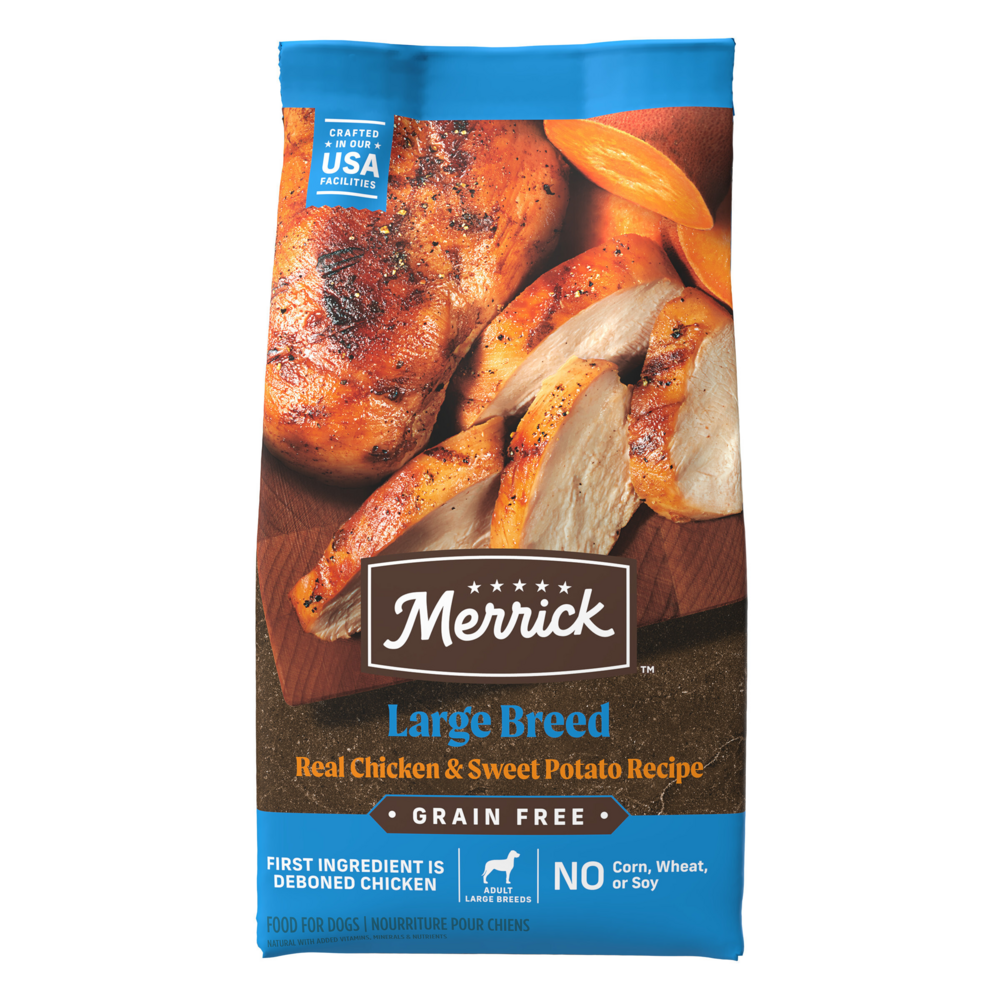 Merrick Grain Free Premium Large Breed Dry Dog Food Wholesome And Natu