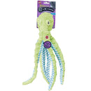 Ethical Skinneeez Extreme Stuffing-Free Squeaky Octopus Plush Dog Toy, Color Varies, 16" green