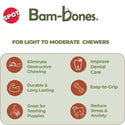 Ethical Pet Bam-bones Bacon Flavored Wish Bone for Dogs