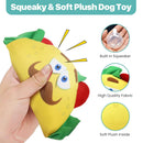 Spot Fun Food Plush Dog Toy Taco Multi-Color, Small