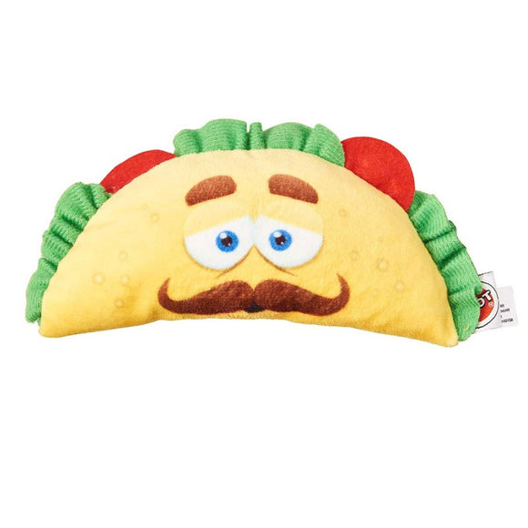 Spot Fun Food Plush Dog Toy Taco Multi-Color, Small, 6"