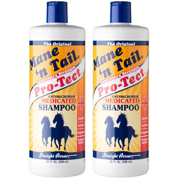 Mane 'n Tail Pro-Tect Antimicrobial Medicated Shampoo for Horses 64oz