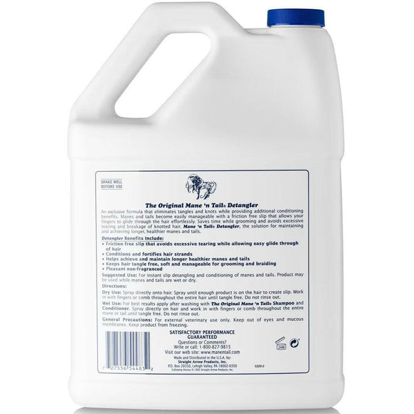 Mane 'n Tail Equine Detangler Spray for Horses gallon backside