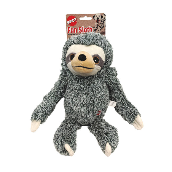 Spot Fun Sloth Plush Dog Toy, Assorted, 13"