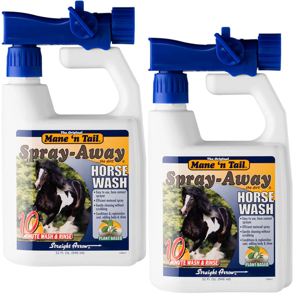 Mane 'n Tail Spray Away Plant Based Body Wash for Horses 64oz