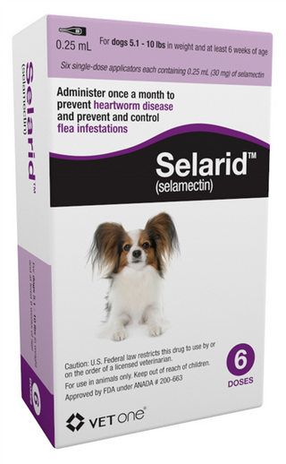 Selarid for Dogs 5.1-10 lbs