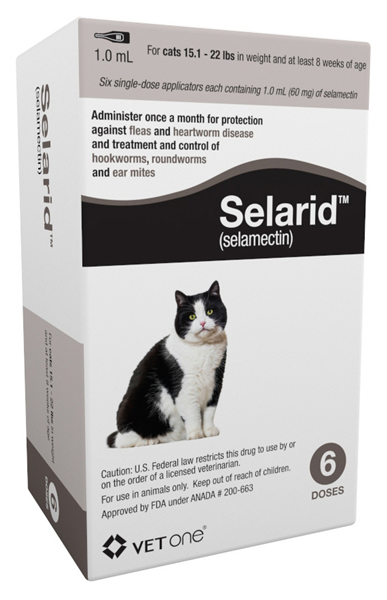 Selarid for Cats 15.1-22 lbs Pet Medicine.