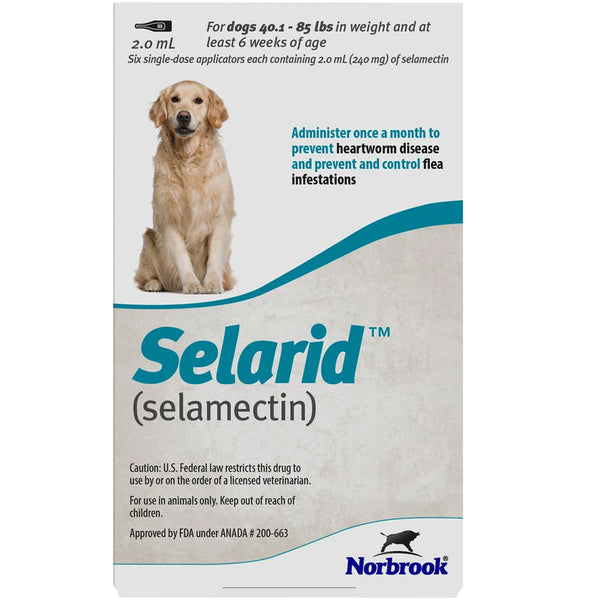 Selarid for Dogs 40.1-85 lbs 1 dose