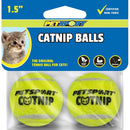Petsport USA Catnip Balls Toys for Cats, 1.5", 2-pack