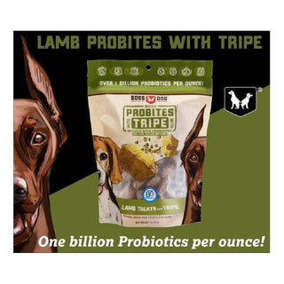 Boss Dog Probites Freeze Dried Raw Lamb & Tripe Treats with Probiotics for Dogs (3 oz)