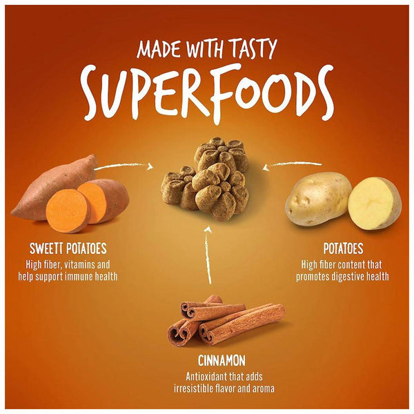 Fruitables Sweet Potato & Pecan Flavor Dog Treats (7 oz)