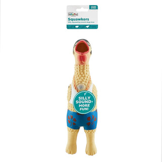 Outward Hound Squawkers Earl Latex Rubber Chicken Interactive Toy For Dog (Large)