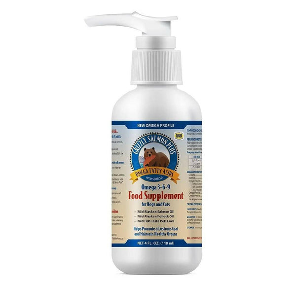 Grizzly Salmon Oil Omega Plus Supplement For Dogs
