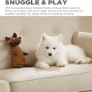 Outward Hound Scruffles Moose Plush Squeaky Toy For Dog (Large)