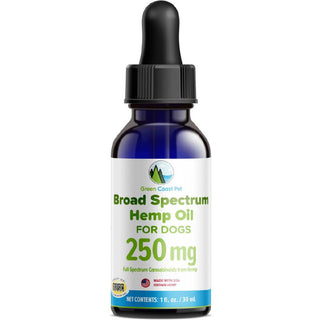 Green Coast Pet Broad Spectrum Hemp Oil for Dogs (250 mg)