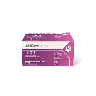 UltiCare Insulin Syringes 0.3 cc, U-100, 29 x 1/2 Syringes 