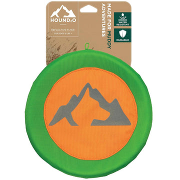 Playology Hound2O Reflective Flyer Orange Dog Toy