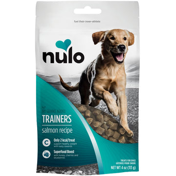 Nulo dog food package with a dog on the label