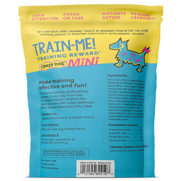Crazy Dog Train-Me! Training Treat Minis Chicken Flavor (10 oz)