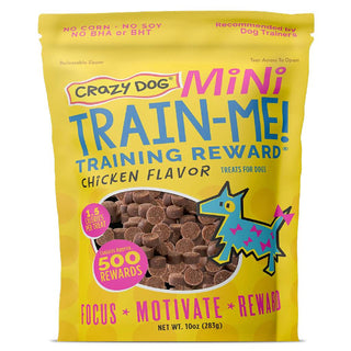 Crazy Dog Train-Me! Training Treat Minis Chicken Flavor (10 oz)