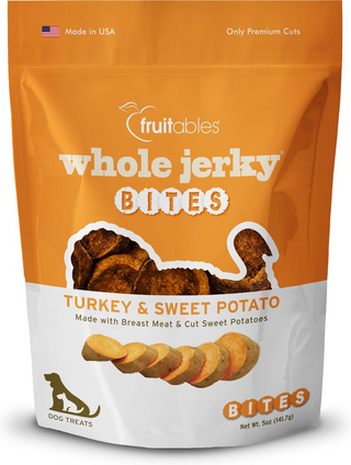 Fruitables Whole Jerky Bites Chicken & Sweet Potato Treats For Dogs (5 oz)