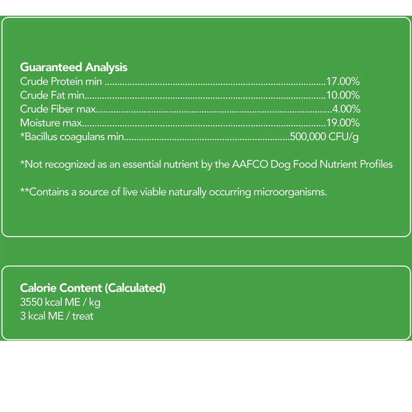 Get Naked Biteables Functional Real Puppy Treats guaranteed analysis