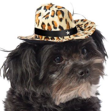Buy cheetah-print Pets Cowboy Hat - Various Colors