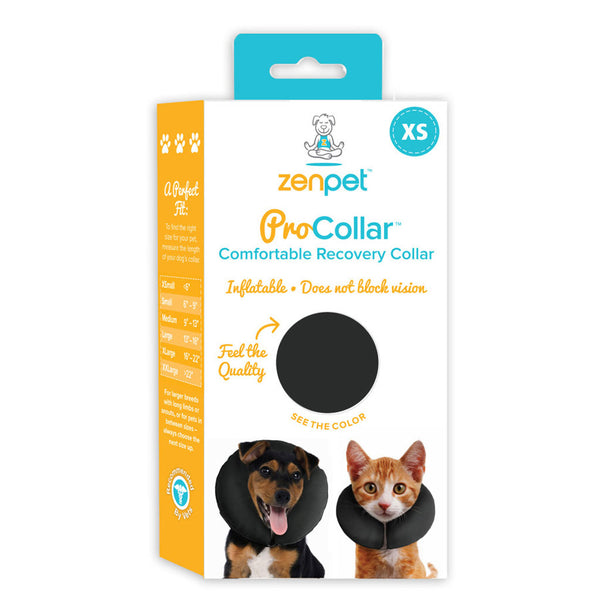 ZenPet ZenCollar Inflatable Recovery Collar for Dogs & Cats XS