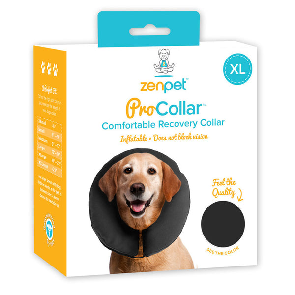 ZenPet ZenCollar Inflatable Recovery Collar for Dogs & Cats XL