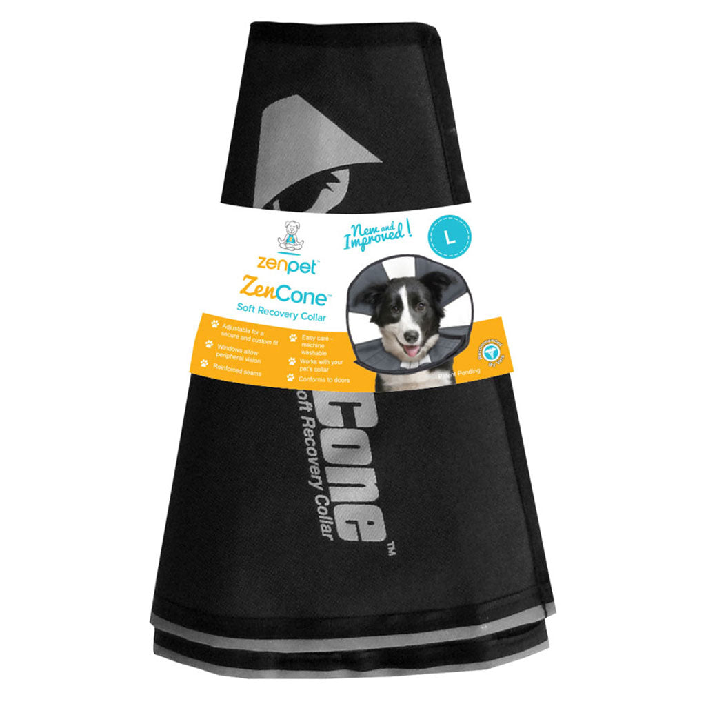 ZenPet ZenCone Soft Recovery Collar for Dogs & Cats large