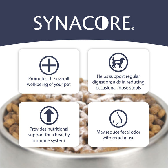 Synacore Dog - Natural Formula to Provide Immune Support for Dogs & Help MaintainDigestive Health - Probiotics and Vitamins for Dogs - Pet Products - (30 Count)