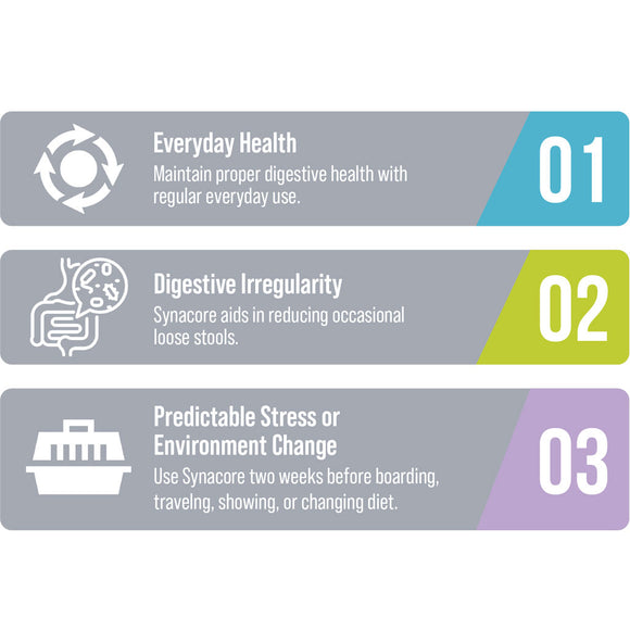 Synacore Dog - Natural Formula to Provide Immune Support for Dogs & Help MaintainDigestive Health - Probiotics and Vitamins for Dogs - Pet Products - (30 Count)