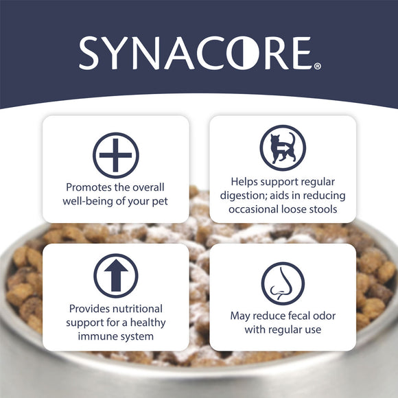 Synacore Cat - Natural Formula to Provide Immune Support for Cats & Help MaintainDigestive Health - Probiotics and Vitamins for Cats - Pet Products - (30 Count)