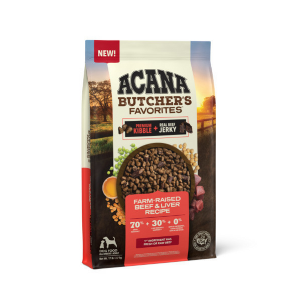 ACANA Butchers Favorites Farm-Raised Beef and Liver Recipe Dry Dog Food