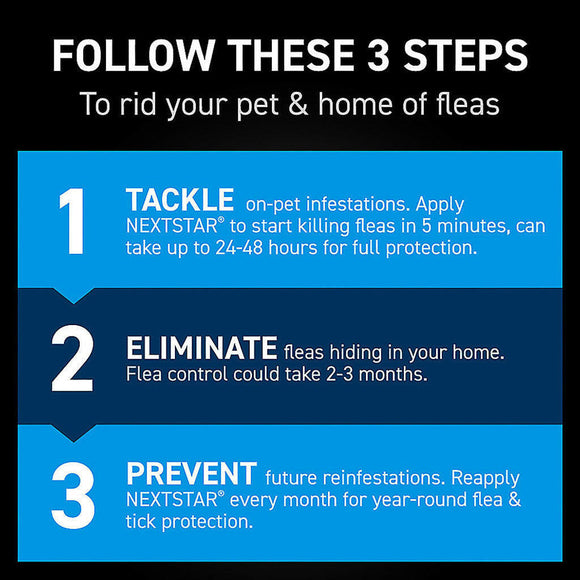 nextstar flea & tick topical dogs details
