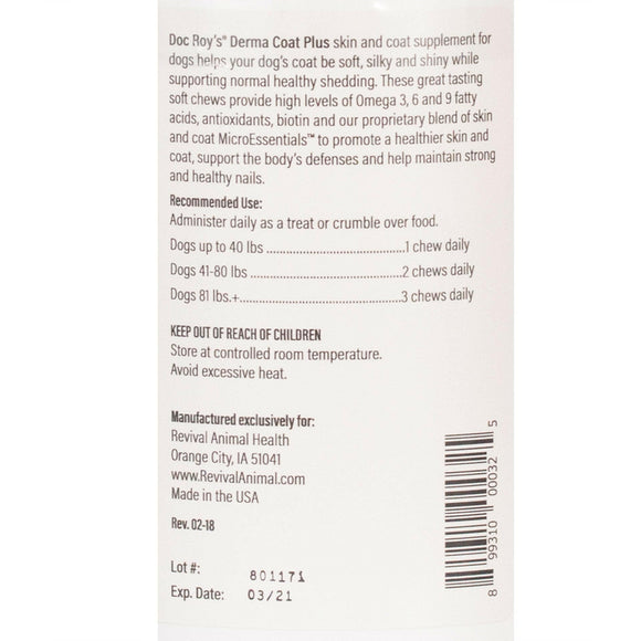 Lable with instructions