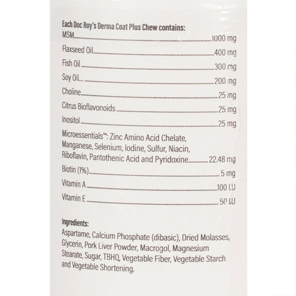 Lable with Ingredients list