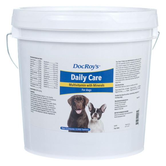 Doc Roy's Daily Care Multivitamin Tablets for Dogs