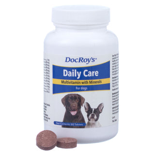 White Bottle, Doc Roy's Daily Care Canine, 60 ct