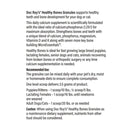 Lable with instructions