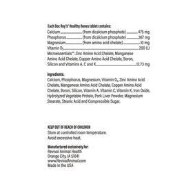 Lable with ingredients list