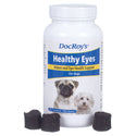 White bottle with text, Doc Roy's Healthy Eyes for Dogs, 100 ct