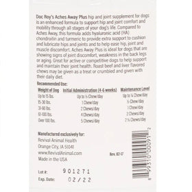 Label with instructions