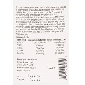 Label with instructions