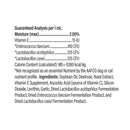 Lable with Guaranteed Analysis 