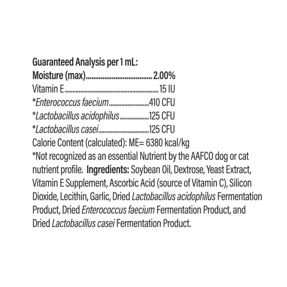 Lable with Guaranteed Analysis 